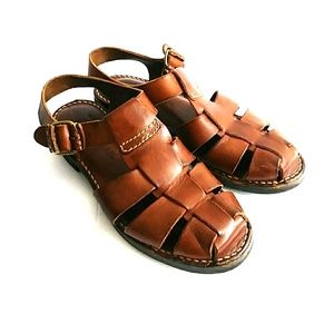 Cole Haan Fisherman Leather Sandal